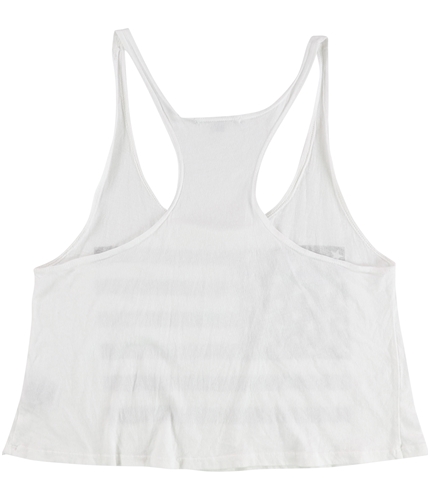 TRULY MADLY DEEPLY Womens American Flag Racerback Tank Top whtgray S