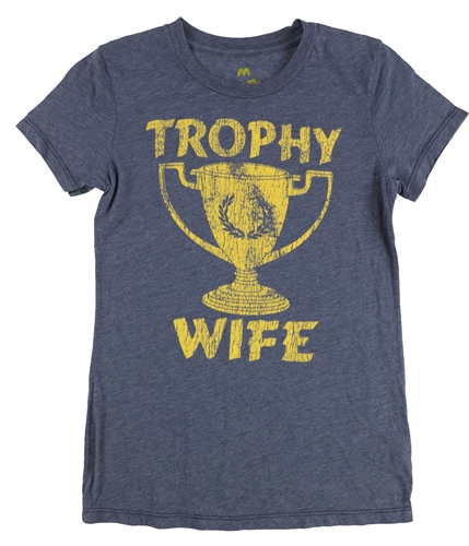 Local Celebrity Womens Trophy Wife Graphic T-Shirt dkblue M