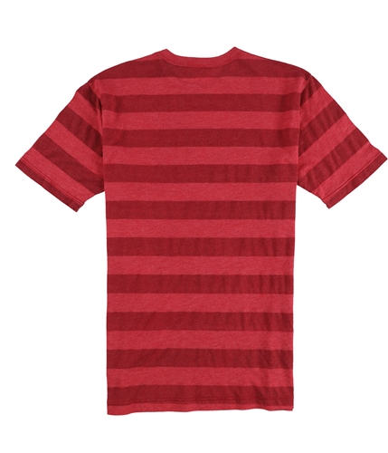 BDG Womens Striped Basic T-Shirt red S