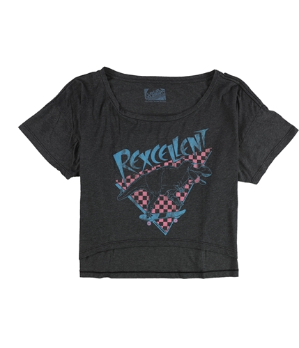 Local Celebrity Womens Rexcellent Graphic T-Shirt charcoal L