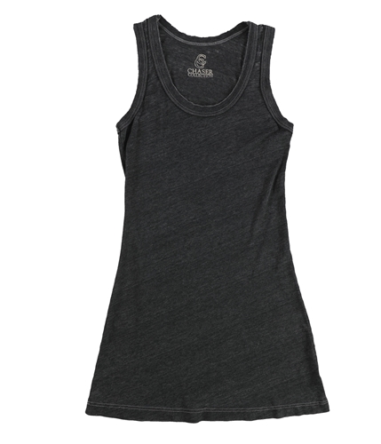 Chaser Collection Womens Solid Tank Top gray M
