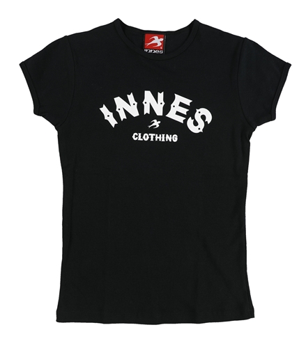 Innes Womens Innes Clothing Graphic T-Shirt blkwht S