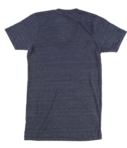 Alternative Womens Solid Basic T-Shirt blue XS