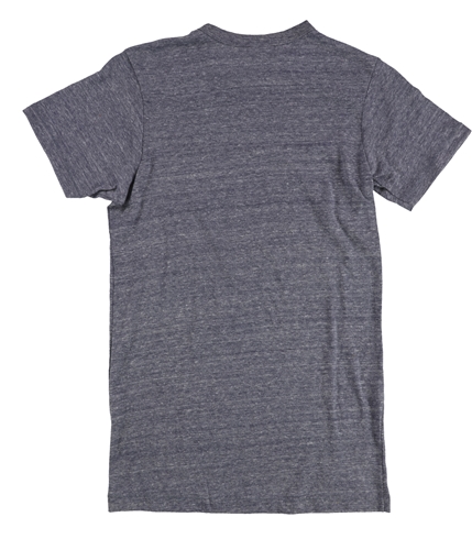 Alternative Womens Solid Basic T-Shirt blue XS
