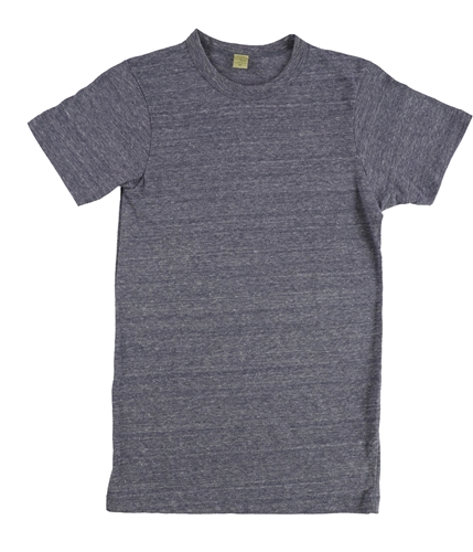 Alternative Womens Solid Basic T-Shirt blue XS