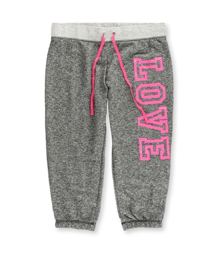 Feathers Maternity Womens French Terry LOVE Casual Sweatpants graypink S/18