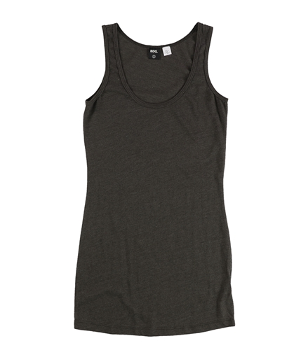 BDG Womens Heathered Scoop Neck Tank Top browngray XS