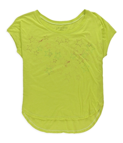 Dreamr Womens Stars Graphic T-Shirt lime S