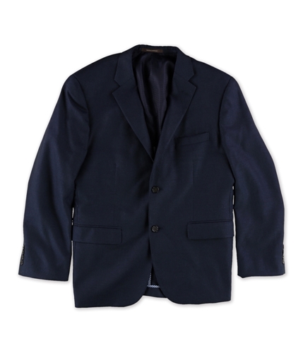Tasso Elba Mens Long Sleeve Two Button Blazer Jacket navy XL