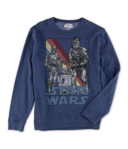 Star Wars Mens Crew neck Sweatshirt blue 2XL