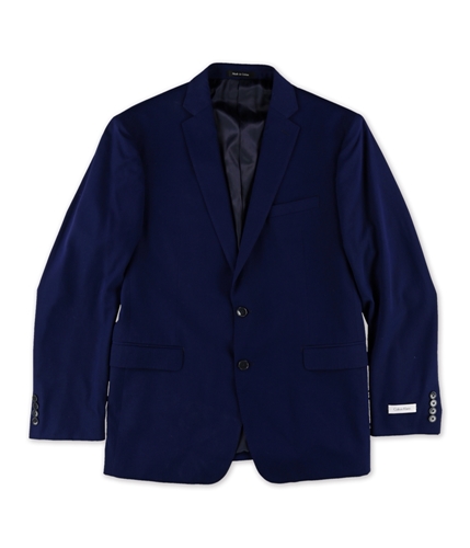 Calvin Klein Mens Professional Two Button Blazer Jacket blue 44