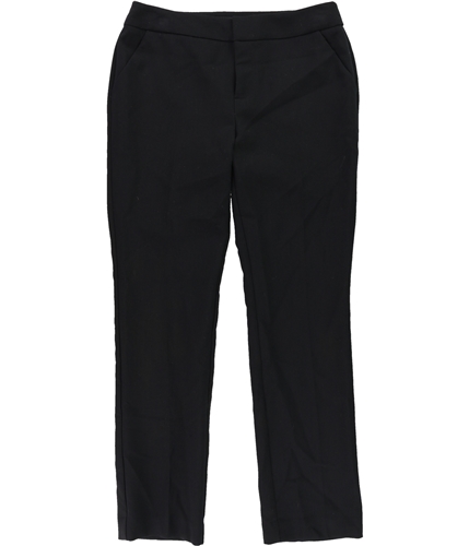 I-N-C Womens Regular Flared Casual Trouser Pants black 6P/27