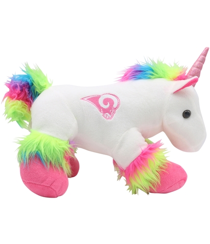 Forever Collectibles Unisex LA Rams Unicorn Stuffed Plush Toy Souvenir pinkwht