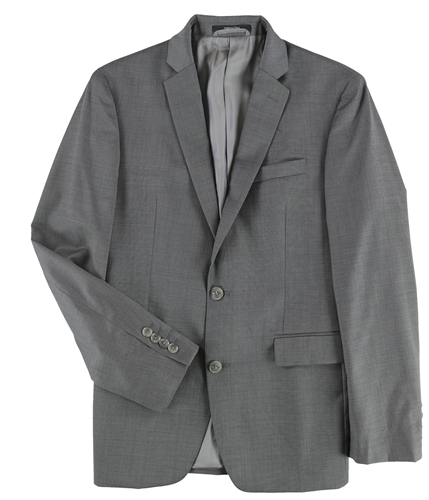 bar III Mens Pindot Two Button Blazer Jacket grey 36