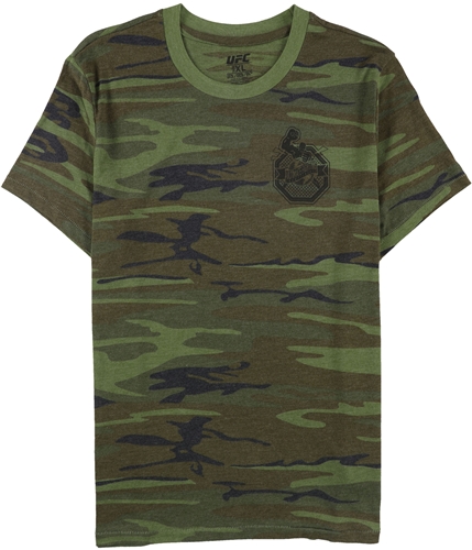 Reebok Mens Camo Print Graphic T-Shirt camouflage S