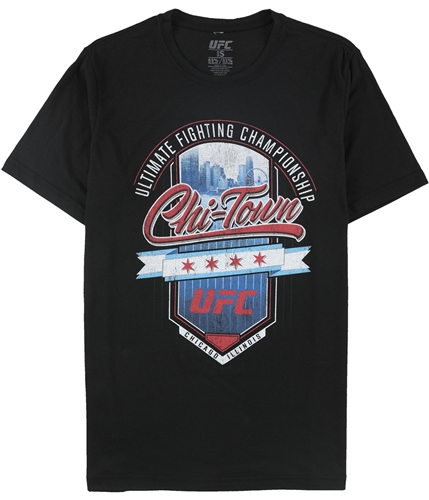 UFC Mens Chi-Town Graphic T-Shirt black S