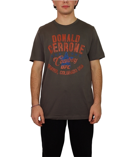 UFC Mens Donald Cerrone "Cowboy" Graphic T-Shirt gray S