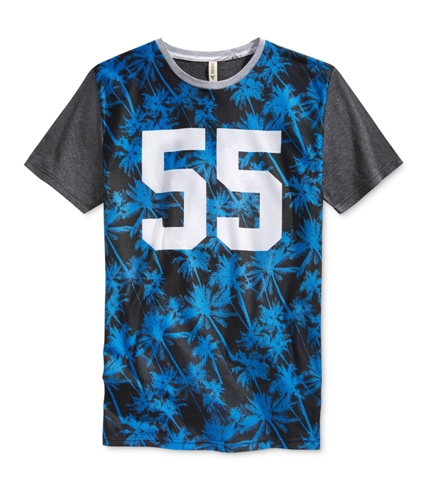 Univibe Mens Mesh 55 Graphic T-Shirt hblk XL
