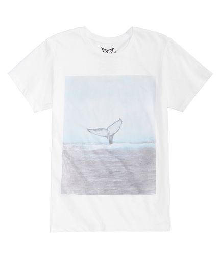 Univibe Mens Splash Graphic T-Shirt wht M