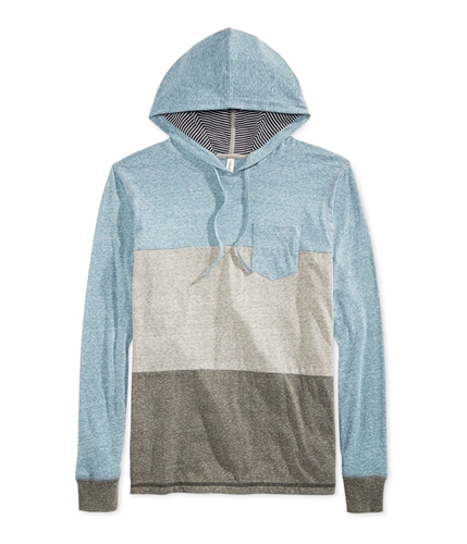 Univibe Mens Colorblocked Hoodie Sweatshirt dusbl XL