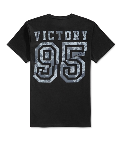 Univibe Mens Victory Graphic T-Shirt blk S
