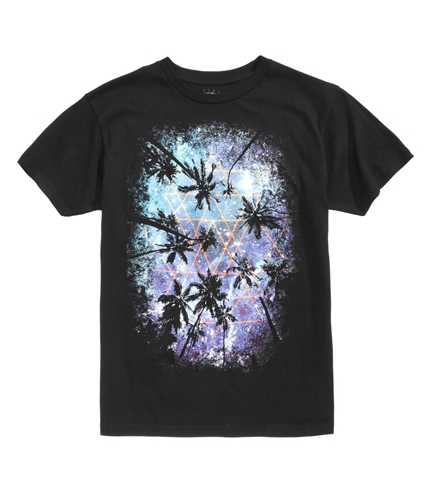 Univibe Mens Island Dreams Graphic T-Shirt black XL