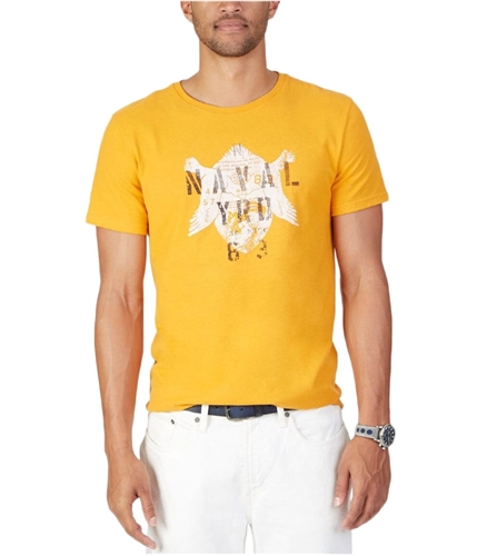 Nautica Mens Casual Graphic T-Shirt tangelo XL