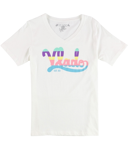 Vlado Womens 5-Color Logo Graphic T-Shirt white L