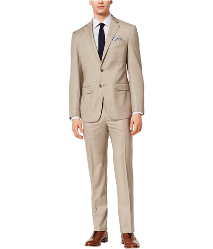 Tallia Mens Slim-Fit Two Button Formal Suit beige 42/Unfinished