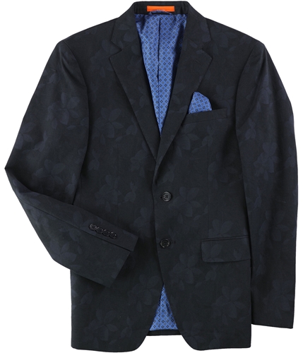 Tallia Mens Modern Fit Two Button Blazer Jacket blacknavy 36