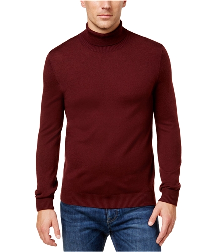 Vince Camuto Mens Wool-Blend Pullover Sweater merlot 2XL