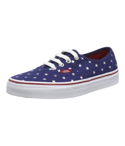 Vans Unisex Authentic Studded Stars Sneakers redblue M3.5 W5