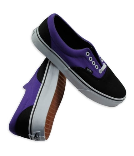 Vans Unisex Era 2-tone Canvas Skate Sneakers royalpurpleblack M6 W7.5
