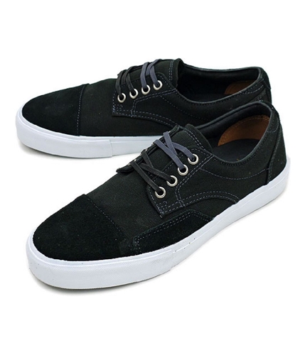 Vans Mens Otw Zero Lo Canvas Skate Sneakers blackdarkcharcoal 6.5