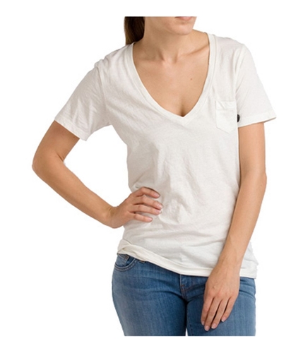 Vans Womens G Crinkled V-neck Graphic T-Shirt 536 XS