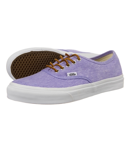 Vans Unisex Authentic Slim Washed Canvas Sneakers violet M4.5 W6
