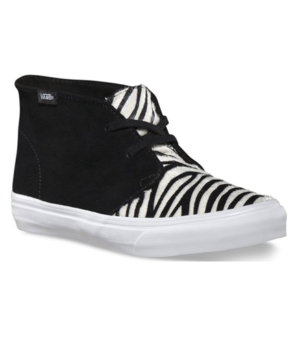 Vans Unisex Chukka Slim Zebra Sneakers blacktruewhite M3.5 W5