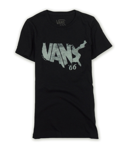Vans Womens United States Of V Graphic T-Shirt black XS