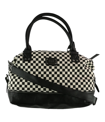 Vans Womens Checkerboard Leather Satchel Handbag Purse 047