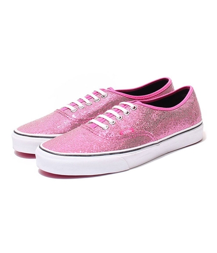 Vans Unisex Authentic Glitter Sneakers pink M4 W5.5