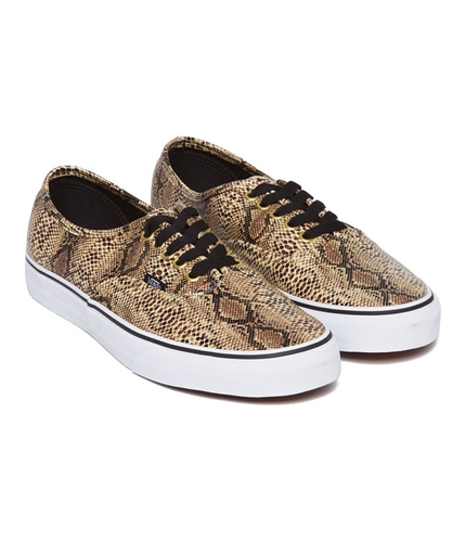 Vans Unisex Authentic Snake Sneakers gold M6.5 W8