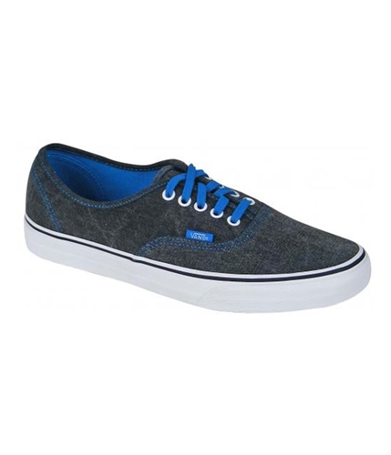 Vans Unisex Authentic Washed Sneakers blackblue M6.5 W8