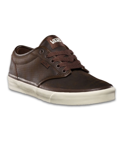 Vans Mens Atwood Leather Sneakers espressoantique 11.5