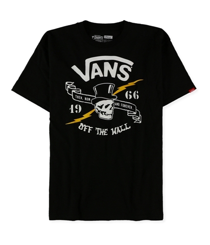 Vans Mens 'M Then, Now And Fo Graphic T-Shirt 047 M