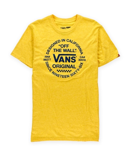 Vans Mens Circumspect Graphic T-Shirt goldheather S