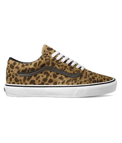 Vans Unisex Old Skool Leopard Suede Sneakers darkkhaki M11.5 W13