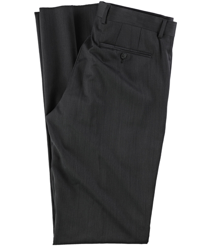Vince Camuto Mens Stripe Dress Pants Slacks charcoal 33/Unfinished