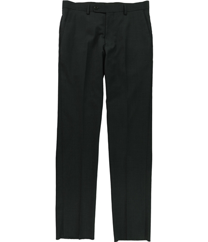 Vince Camuto Mens Textured Dress Pants Slacks black 31/Unfinished