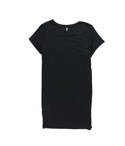 Skechers Womens Solid T-Shirt Scuba Dress black XL