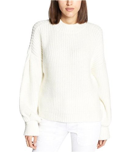 Sanctuary Clothing Womens Mara Ribbed Pullover Sweater ivory XS